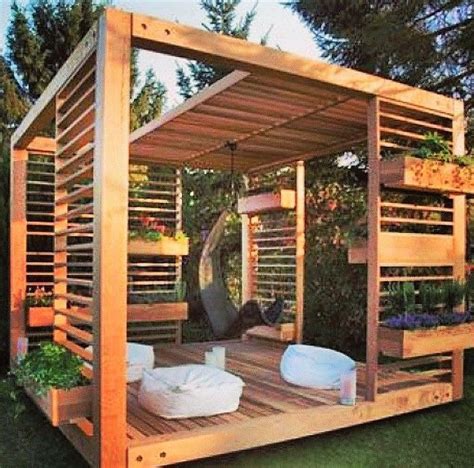 Wooden Pallet Pergola Deck Idea Backyard Gazebo Pergola Backyard