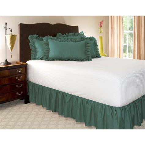 Solid Ruffled Bed Skirt