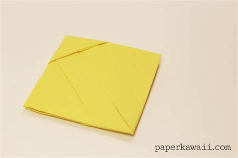 Origami Square Letterfold Tutorial Paper Kawaii Origami Letter