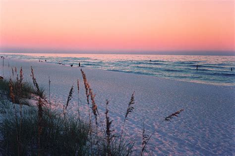 Pensacola Beach Fl Sunset Photograph By Chuck Johnson
