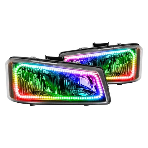 Oracle Lighting® Chevy Silverado 2005 Color Quad Halo Kit For Headlights