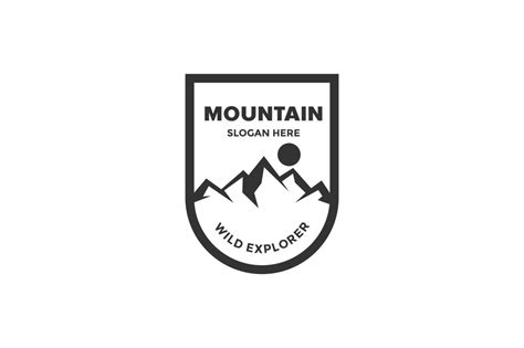 Minimalist Logo Design Modern Style Mountain 12019104 Vector Art At