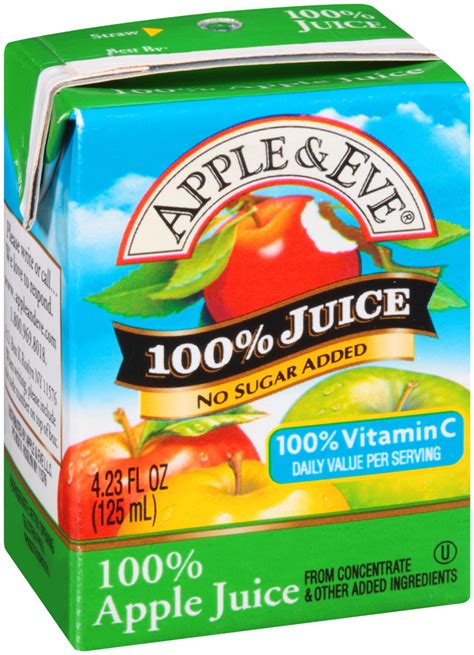 Apple And Eve Products Juice Boxes 423oz125ml