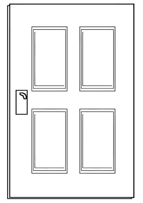 Door Coloring Pages Coloring Pages To Download And Print