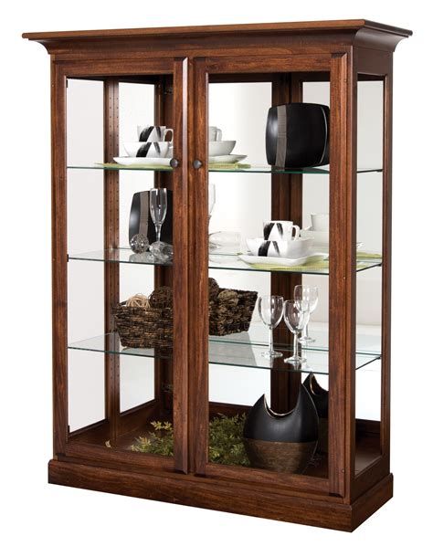 They are iso certified and are available as both oem and odm. Amish Traditional Two-Door Glass Curio Cabinet in 2020 ...