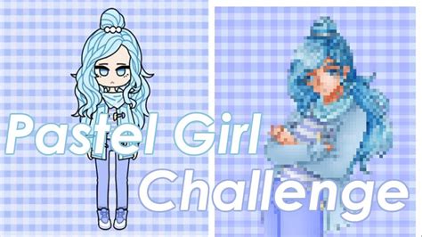 Speedpaint Pastel Girl Challenge Youtube