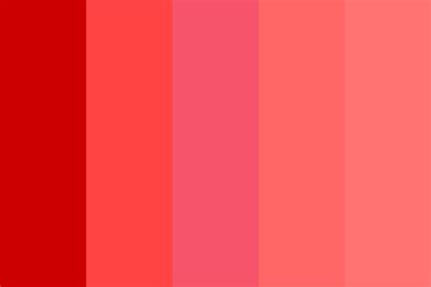 Red Monochromatic Color Scheme