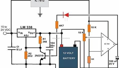 6V, 12V, 24V Battery Charger Circuit ~ Electronic Circuit Projects