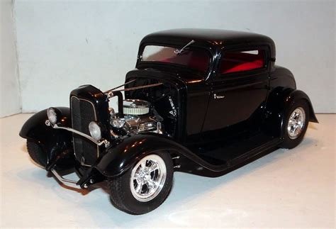 1932 Ford 3 Window Deuce Coupe Chopped Full Fendered Model Cars