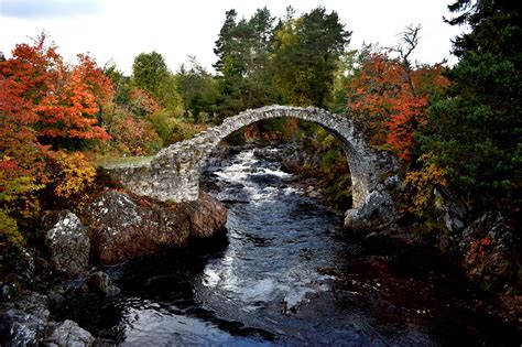 1717 Packhorse Bridge Stone Bridge Old Stone Scottish Highlands