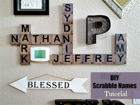 Learn The Easiest Way To Make Large Diy Scrabble Tiles Scrabble