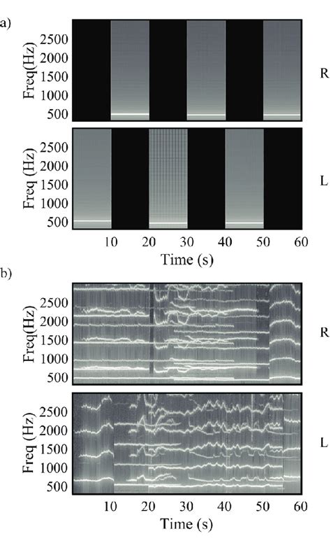 Representative Spectrograms One Minute Segments Of Attraction Signals