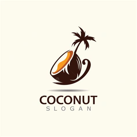 Coconut Logo Image Design Template Summer Fruit Hard Png And Vector