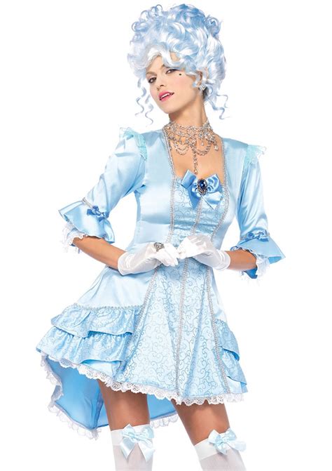 Sexy Marie Antoinette Styled Powder Blue Costume