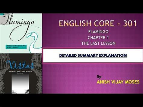 The purple hibiscus study guide contains a biography of chimamanda ngozi adichie, literature essays, quiz questions, major themes, characters, and a full summary and analysis. Chapter 1 | The Last Lesson | Class 12 - English Core ...