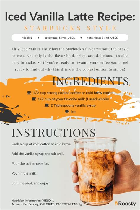 Top 10 How To Make Starbucks Iced Vanilla Latte