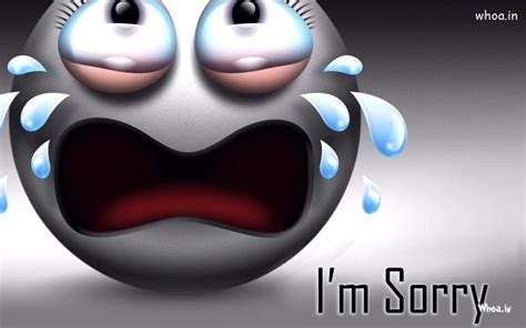 Sad face x post r glitchartwallpapers wallpapers. I M Sorry 3D HD With Sad Smily Face Wallpaper