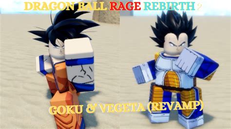 Roblox Base Goku And Vegeta Revamp Dragon Ball Rage Rebirth 2 Youtube