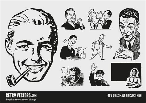 50s Small Ad Clipart Free Of Charge Commercial Use Retro Vectors