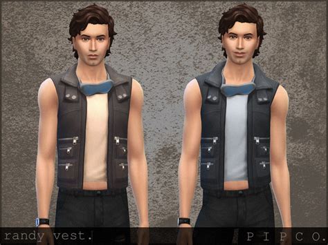 The Sims Resource Randy Vest Remastered