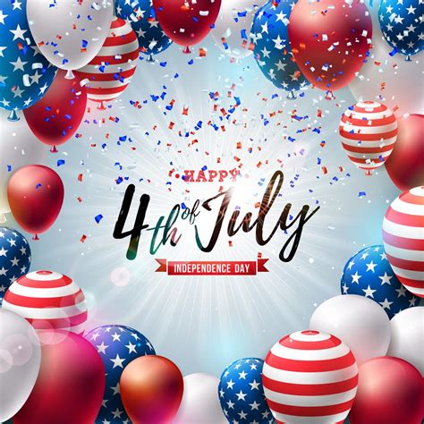 4th Of July Independence Day Of The Usa Confetti Background 547592