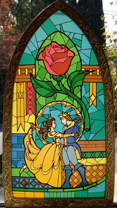 Beauty And The Beast Window Replica Disney Store Purchase First