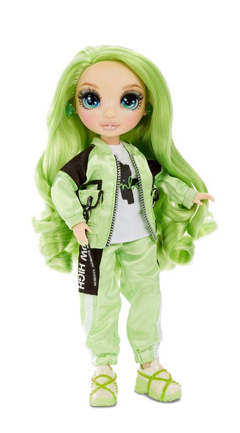 Rainbow High Fashion Doll Jade Hunter Green Themed Doll With Luxury