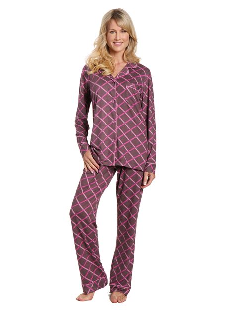 Womens Butter Soft Knit Pajama Sleepwear Set Noble Mount