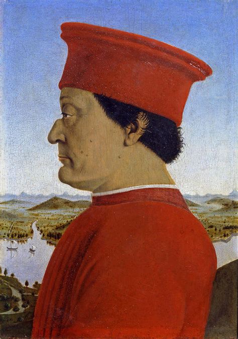 Portrait Of The Duke Of Urbino Federico Da Montefeltro Painting By