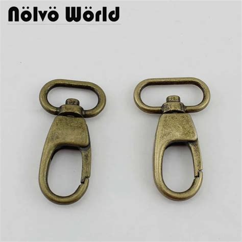 10 50 Pieces20mm34 25mm1 Antique Brass Finishswivel Snap Hook
