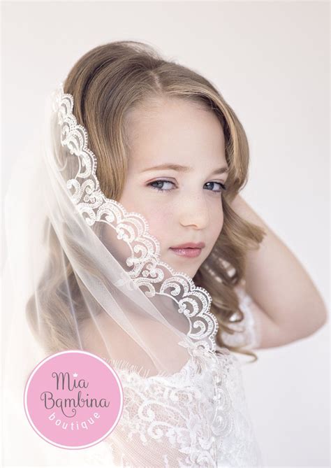 This Beautiful Veil Will Be The Perfect Accessory To A Sweet Girls