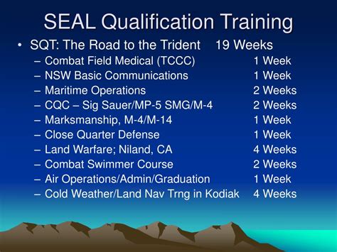 Ppt Navy Seal Qualification The Road To The Trident Powerpoint