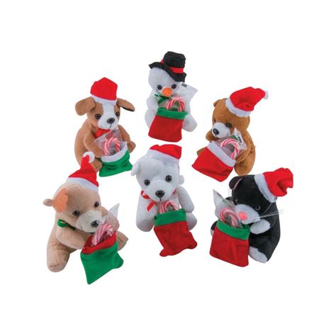 Our candy filled christmas stocking is perfect for a gift exchange, christmas parties , office exchange or just to give to your family and friends. Holiday Stuffed Characters with Candy Canes | Best ...