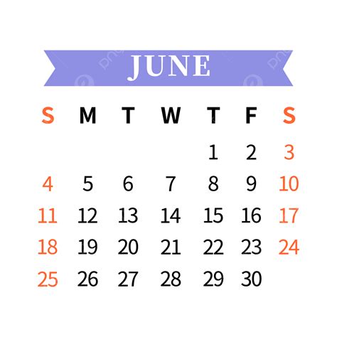 2023 New Year Desk Calendar June Calendar Purple Cute Desk Calendar