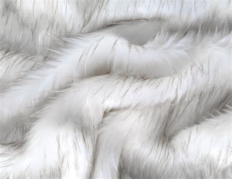 White Fake Fur Faux Fur Fabric By The Metre Yard Last Chance