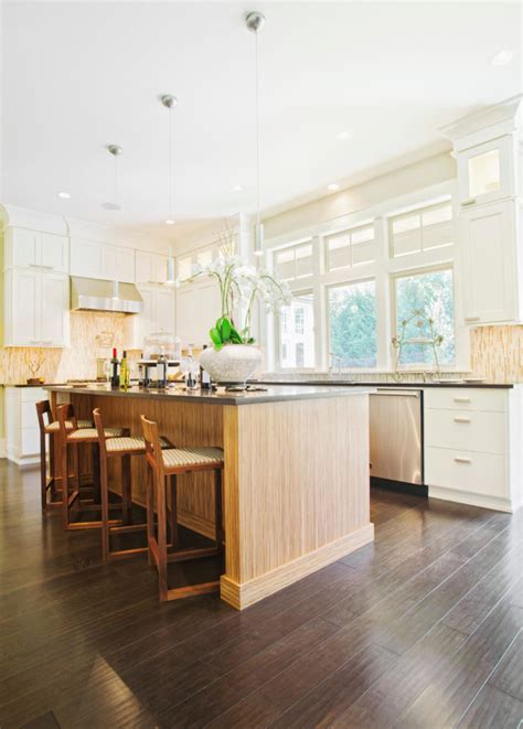 Kitchens with white cabinets and tile floors. 34 Kitchens with Dark Wood Floors (Pictures)