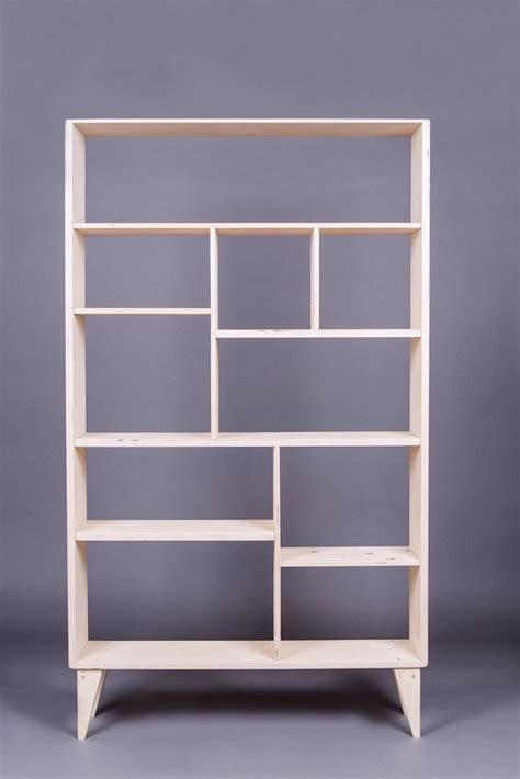 Vent Plywood Bookcase Wooden Bookcase Wall Storage Shelves Bookcase