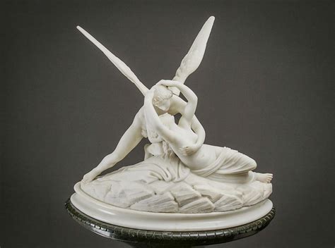 Lot After Antonio Canova Psyche Revived By Cupids Kiss Marble