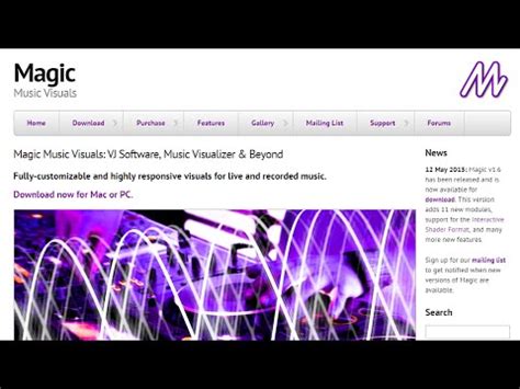 Music visualizer, vj software, and beyond! MAGIC MUSIC VISUALS (May 2015) - YouTube