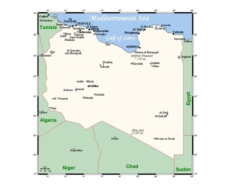 Lonely planet photos and videos. Maps of Libya | Collection of maps of Libya | Africa ...