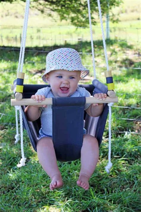 Diy Baby And Toddler Canvas Swing The Kiwi Country Girl