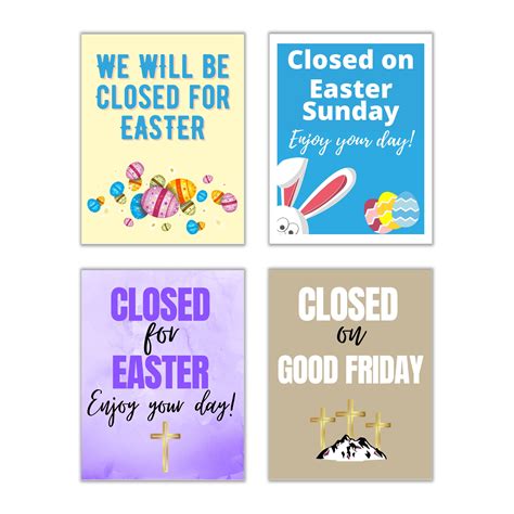 Closed For Easter Signs Free Printables Add A Little Adventure