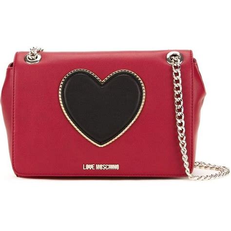 Love Moschino Medium Heart Crossbody Bag €255 Liked On Polyvore