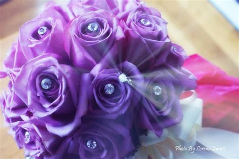 Bridal Bouquet Of Lavender Roses In Ipswich Ma Ipswich Hearts N Flowers
