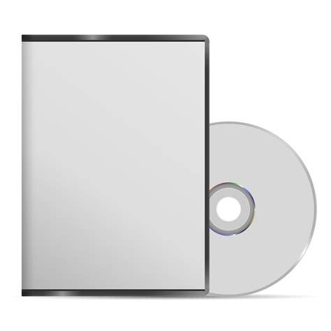 Blank Dvd Case And Disc 13442196 Png