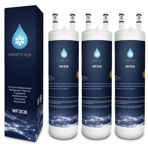Wf3cb Refrigerator Water Filter Replacement Compatible With Frigidaire Wf3cb Puresource 3