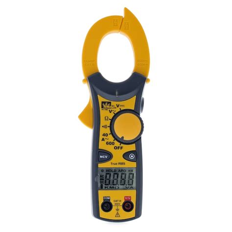 Ideal Non Contact Lcd Clamp Meter Multimeter 600 Amp 600 Volt In The