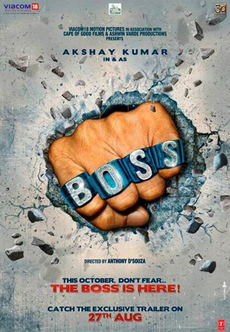 Akshay Kumars Boss Movie First Look Poster Go Cinemas