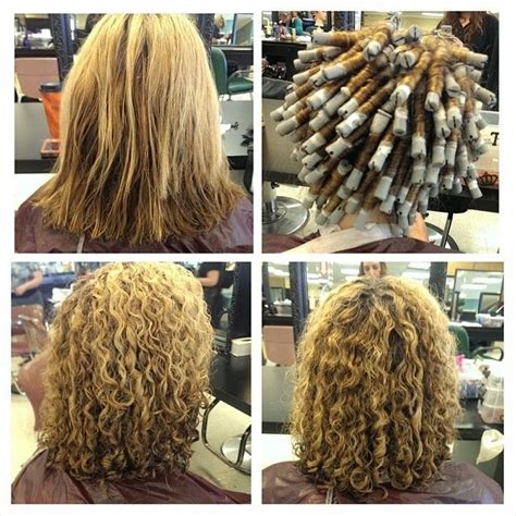 Before During And After Spiral Perm Permed Hairstyles Short Permed