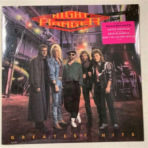 Night Ranger Greatest Hits New Lp Vinyl Sealed Cut Out W Hype Sticker